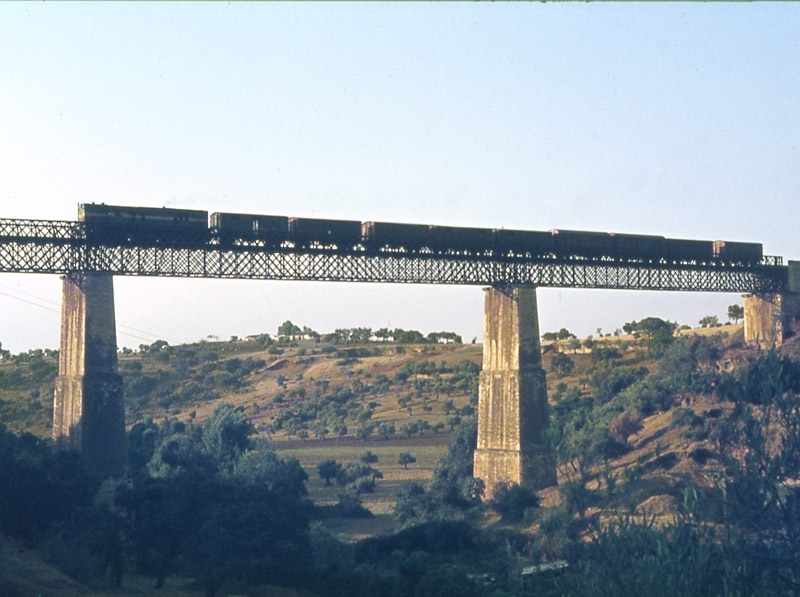 Puente de Hierro sobre el arroyo Pedroche, año 1873